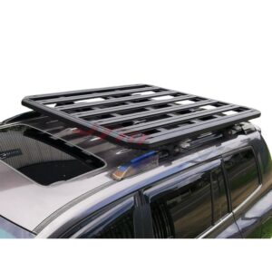 Aluminium Alloy Heavy Duty Roof Rack Flat Platform Carrier Basket with Clamps