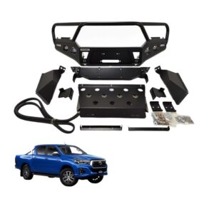 Rugged Bull Bar Bumper Replacement Protection to suit Toyota Hilux N80 2020-2024