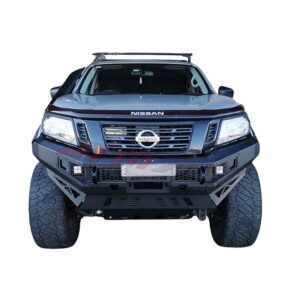 Heavy Duty Deluxe Bull bar Winch compatible to suit Nissan Navara Np300 15-20