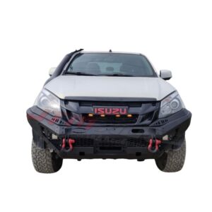 Heavy Duty Deluxe Bull bar Winch compatible to suit Isuzu Dmax D-max 2012-2020