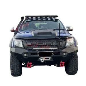 Heavy Duty Steel Bull Bar Winch Compatible to suit Ford Ranger PX1 2011-2015