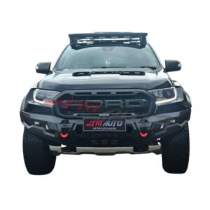 H-TeK Matt Black New Revolution Bull Bar to suit Ford Ranger Raptor 2018-2021