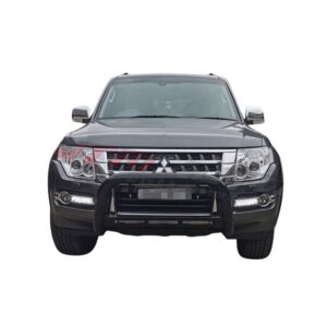 Nudge Bar 3" Black Steel to suit Mitsubishi Pajero NX NW 2012-2021
