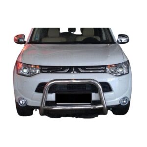 Nudge Bar Stainless Steel Grille Guard For Mitsubishi Outlander ZJ ZK 2013-2021