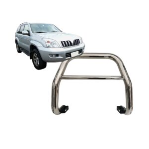 Stainless Steel Nudge Bar Grille Guard to suit Toyota Prado 120 2003-2009