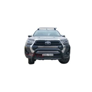 Nudge Bar 3" Black Steel Grille Guard to suit Toyota Hilux N80 2020+