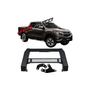 Black Steel Nudge Bar Grille Guard to suit Mazda BT-50 BT50 2012-2020