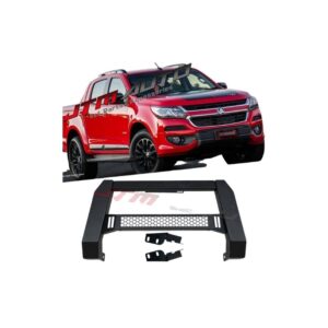 Black Steel Nudge Bar Grille Guard to suit Holden Colorado 2012-2020