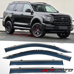 Chrome Trim Weather Shield Weathershield Window Visor to suit GWM Tank 500 2023+