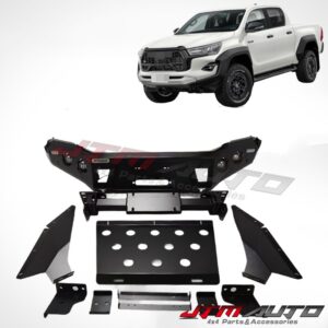 Non Loop Rugged Bull Bar Bumper Replacement to suit Toyota Hilux GR Sport 2020-2024